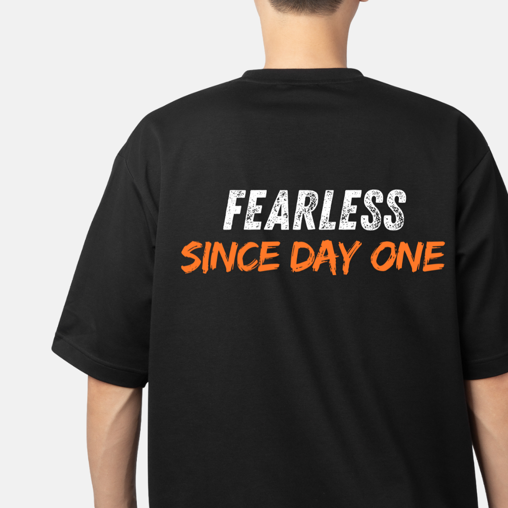 FEARLESS Oversized Classic T-Shirt (Black)