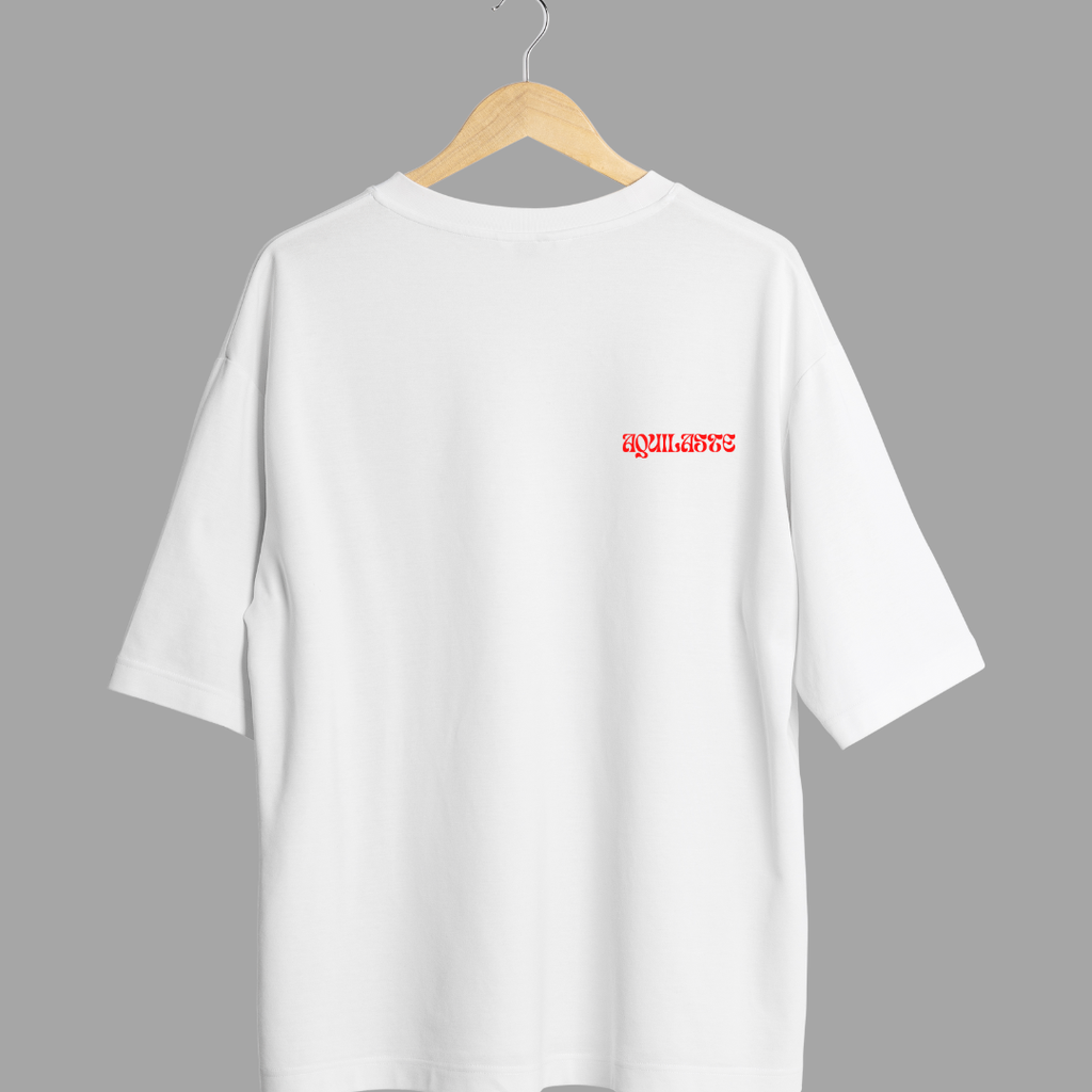 PUSH YOUR LIMIT Oversized Classic T-Shirt (White)