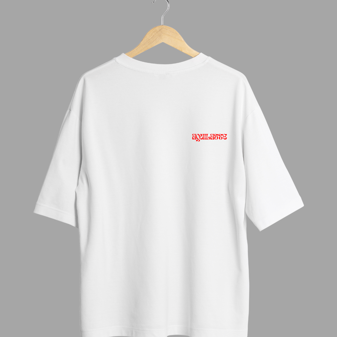 PUSH YOUR LIMIT Oversized Classic T-Shirt (White)