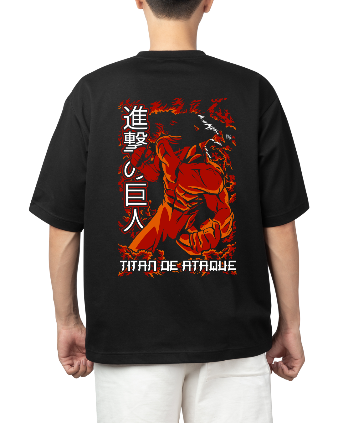 Attack Titan Flame Graphic T-Shirt