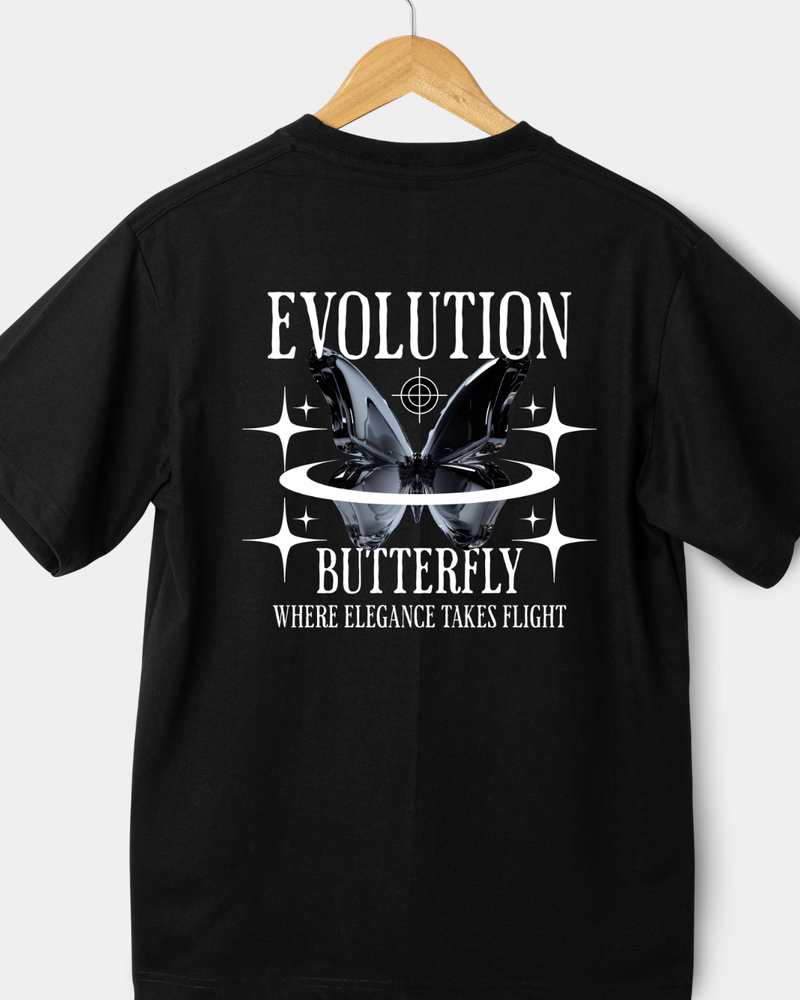 Evolution Butterfly Graphic T-Shirt