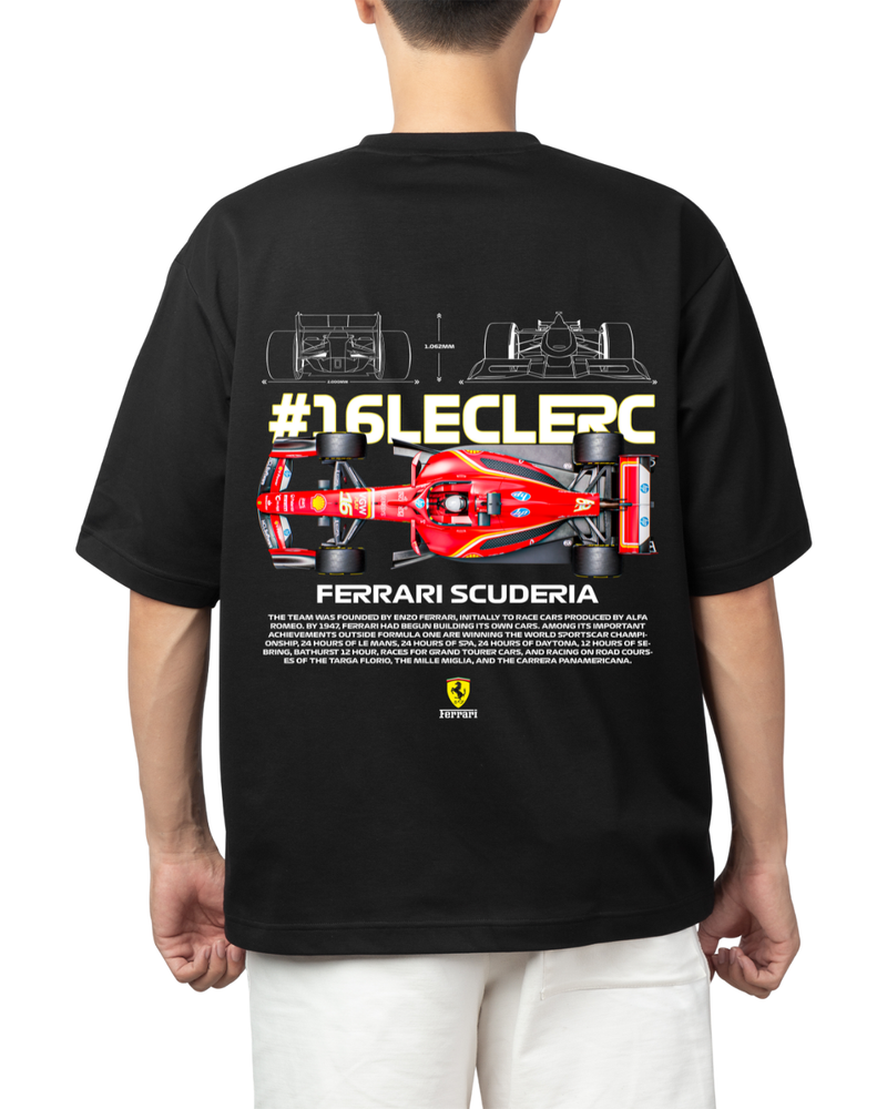 Leclerc Ferrari Graphic T-Shirt