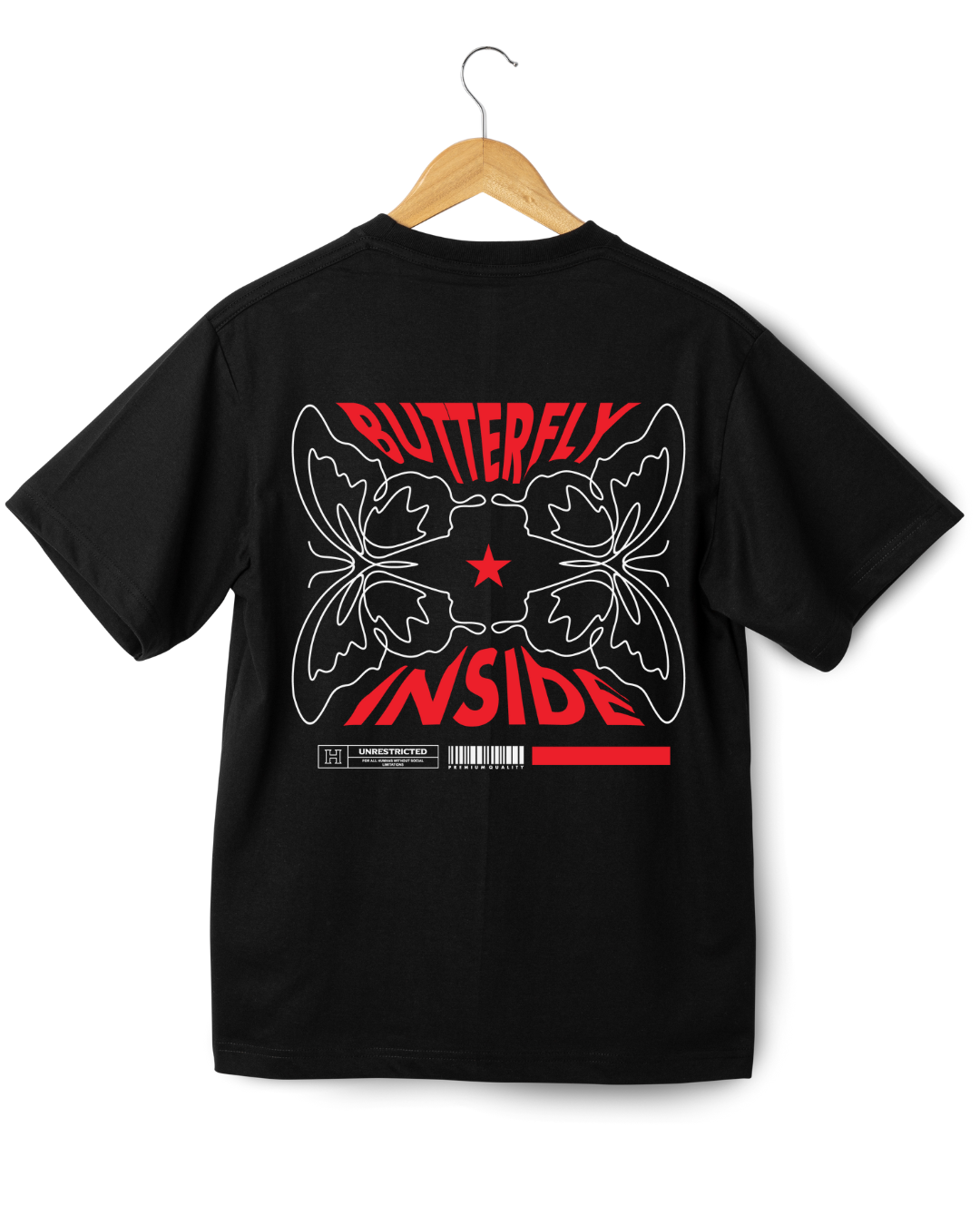Butterfly Inside Graphic T-Shirt